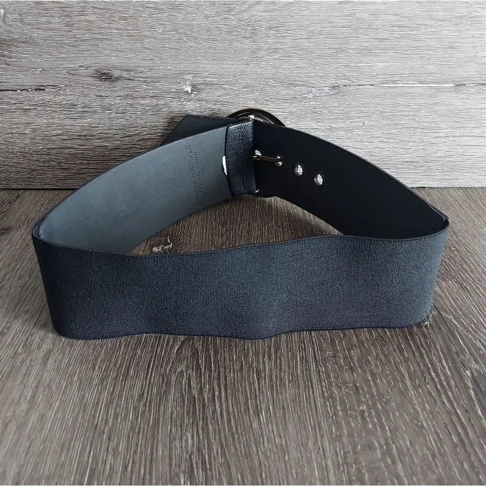 Time and Tru Women's Stretch Belt, Black, S/M